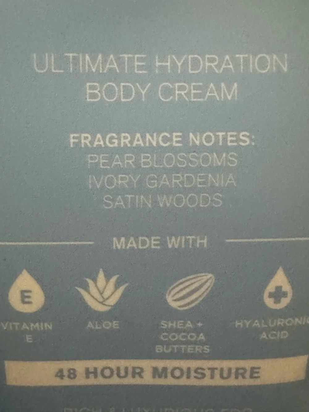 Bath & Body Works Dressed in White Blue Floral Body Wash & Cream Set - Picture 6 of 6